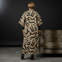 Leopard Print Knit Cardigan