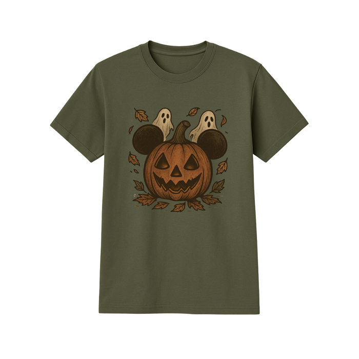 Fall/Spooky Season Tee | Olive