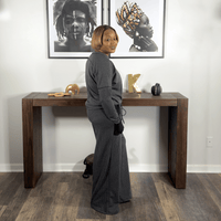 Ribbed Lounge Pants Set