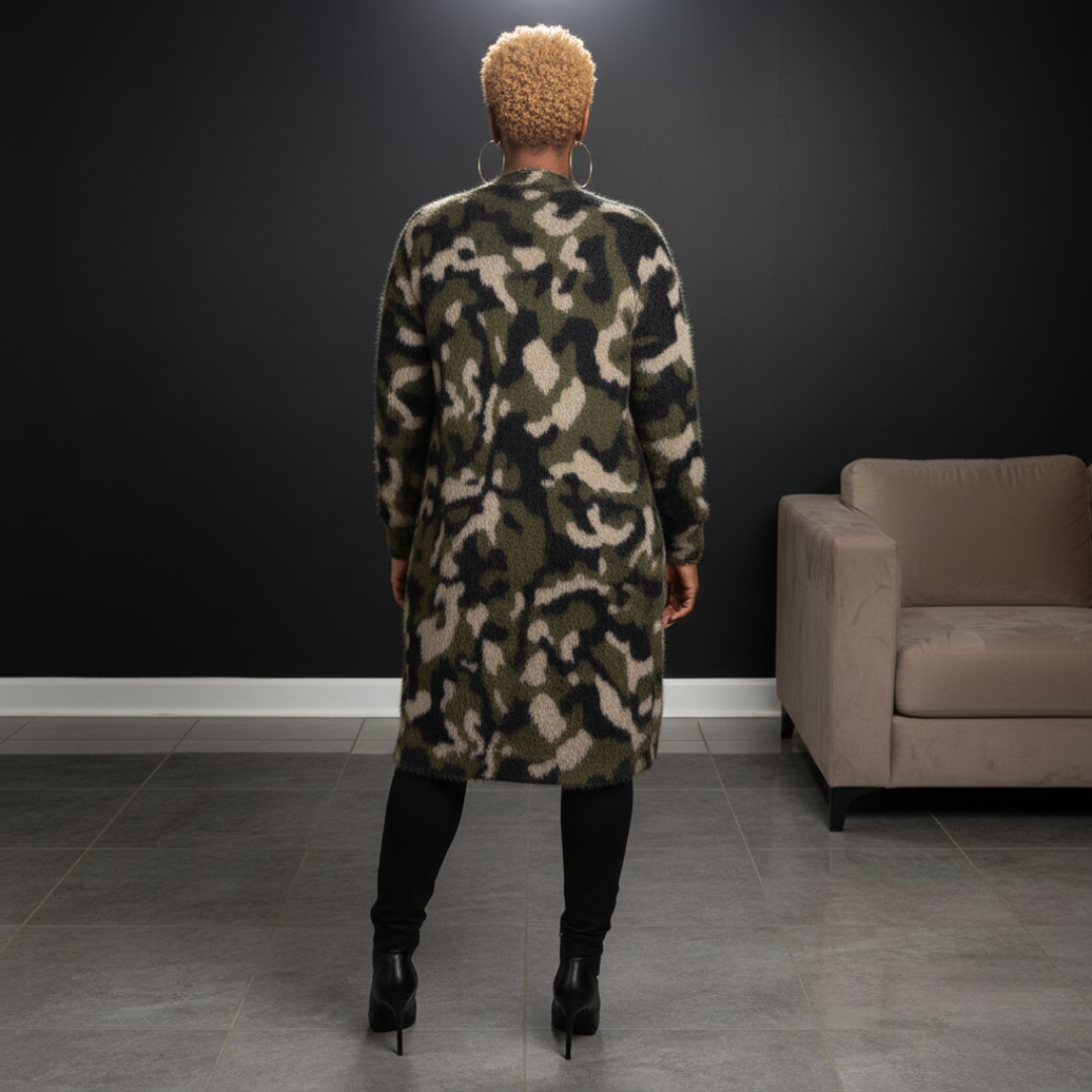 Camouflage Cardigan