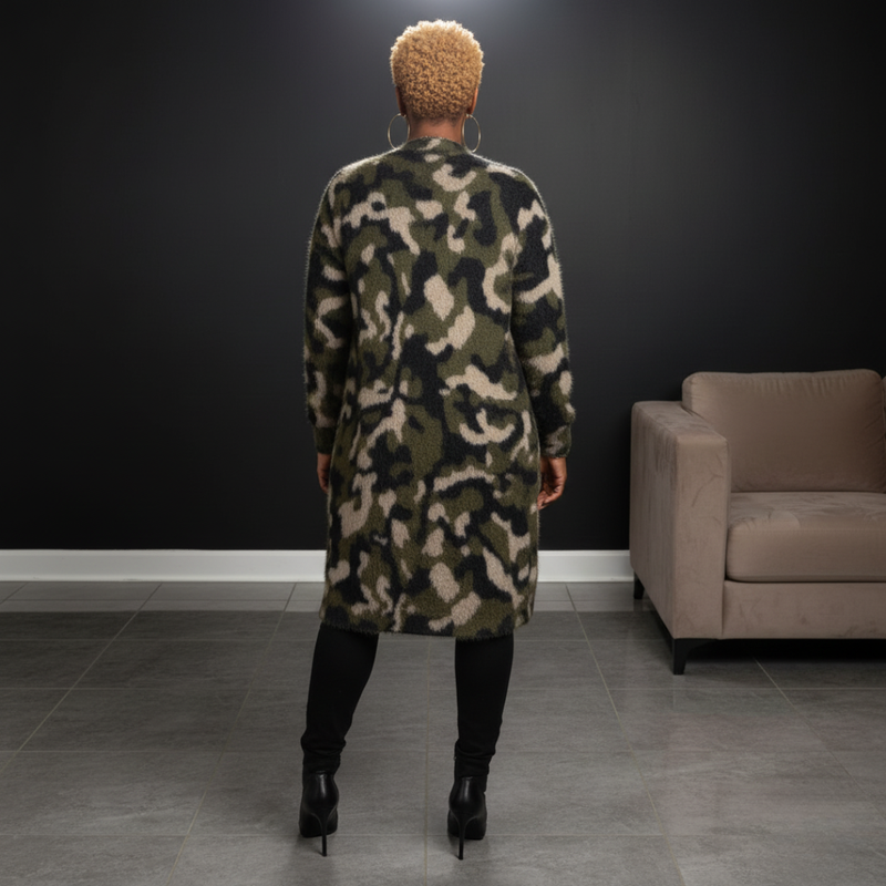 Camouflage Cardigan