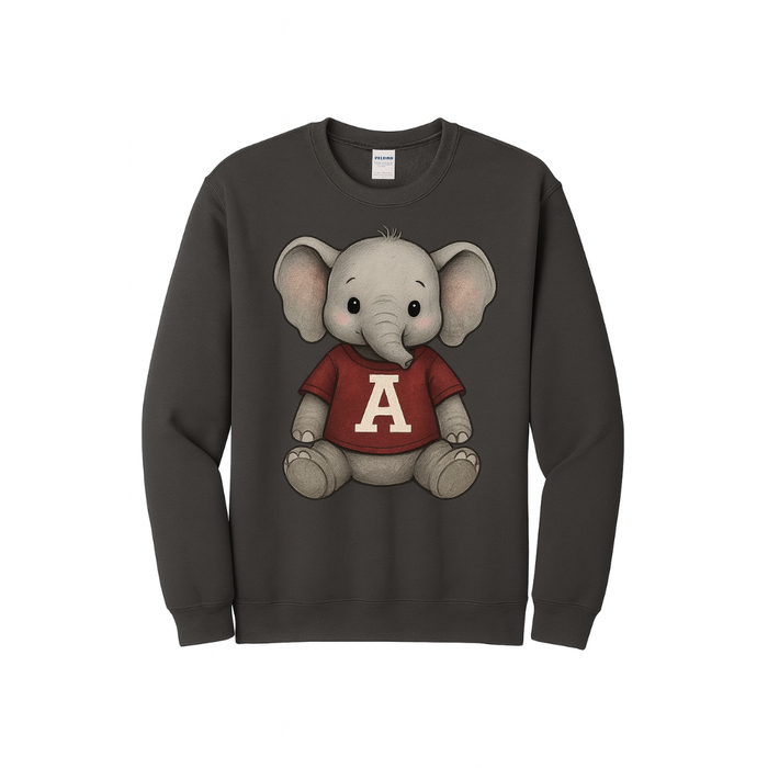 Elephant Game Day Sweatshirt | Charcoal