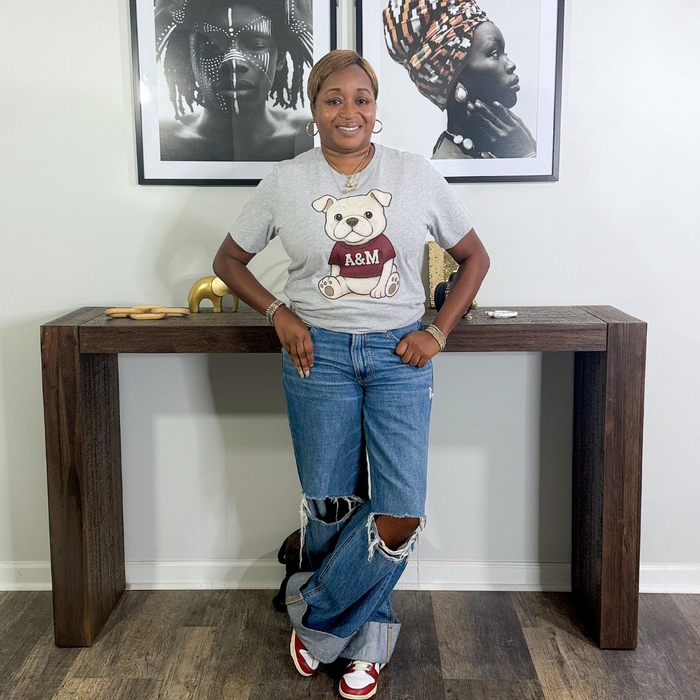 Bulldog Game Day Tee | Heather Gray