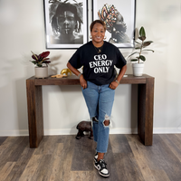 'CEO Energy Only' Tee | Black