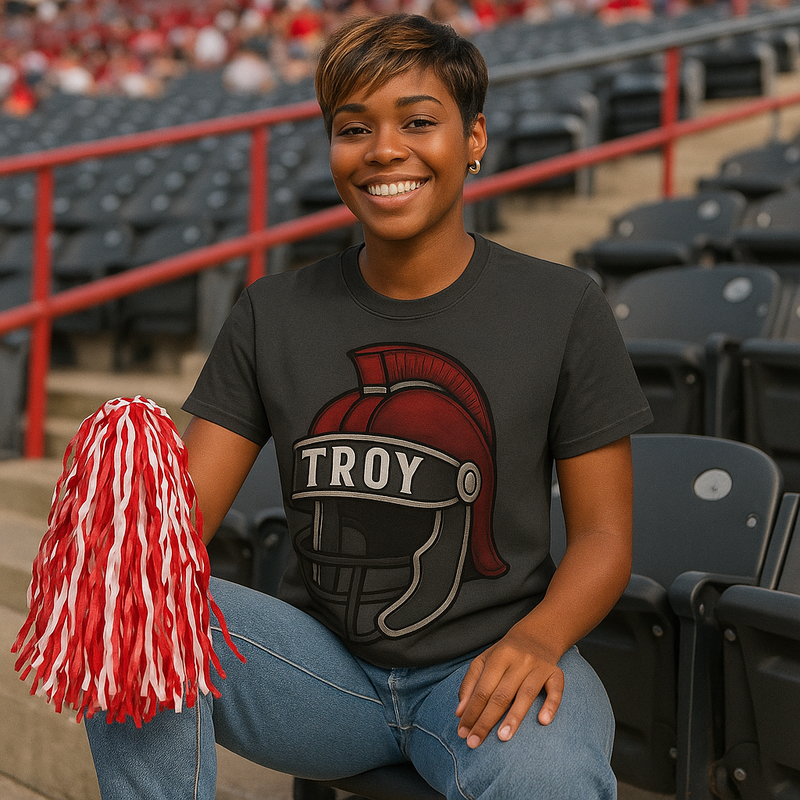 Trojan Game Day Tee | Charcoal