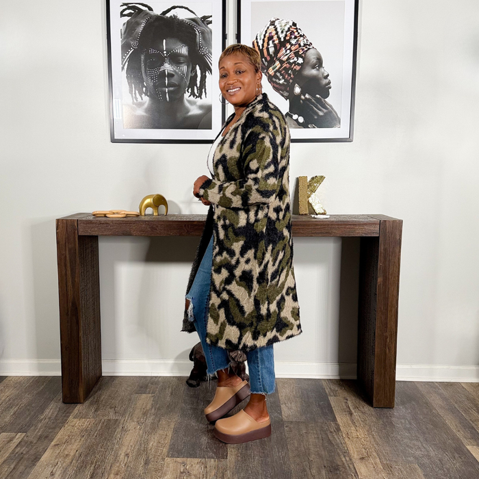 Camouflage Cardigan