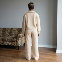 Textured Knit Lounge Set | Taupe
