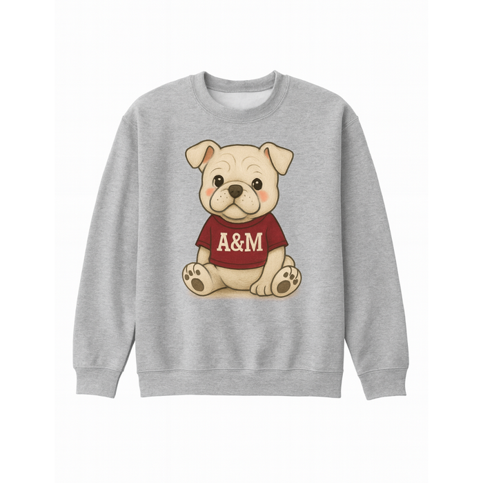 Bulldog Game Day Sweatshirt | Gray