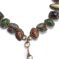 'Jerri' Gemstone Wrap Necklace