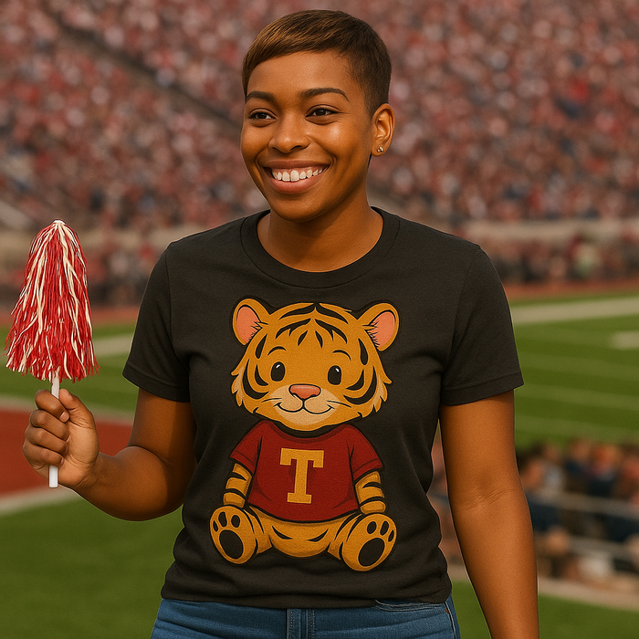 Golden Tiger Game Day Tee | Black Heather