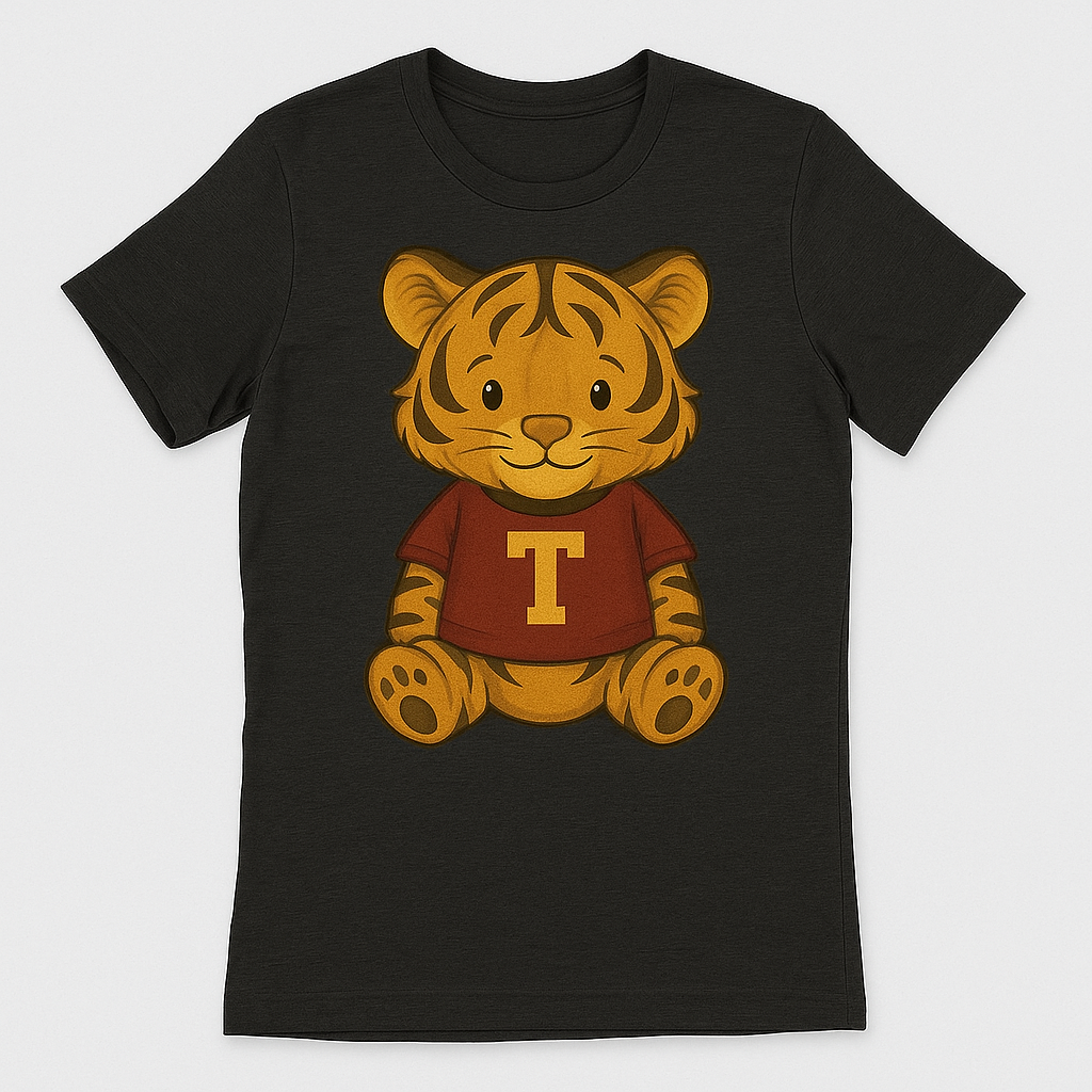 Golden Tiger Game Day Tee | Black Heather