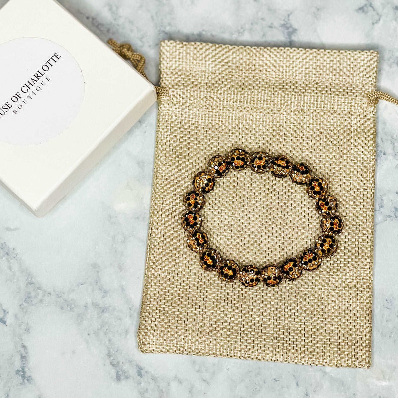 'Leo' Shamballa Beaded Bracelet