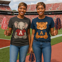 Elephant Game Day Tee | Charcoal