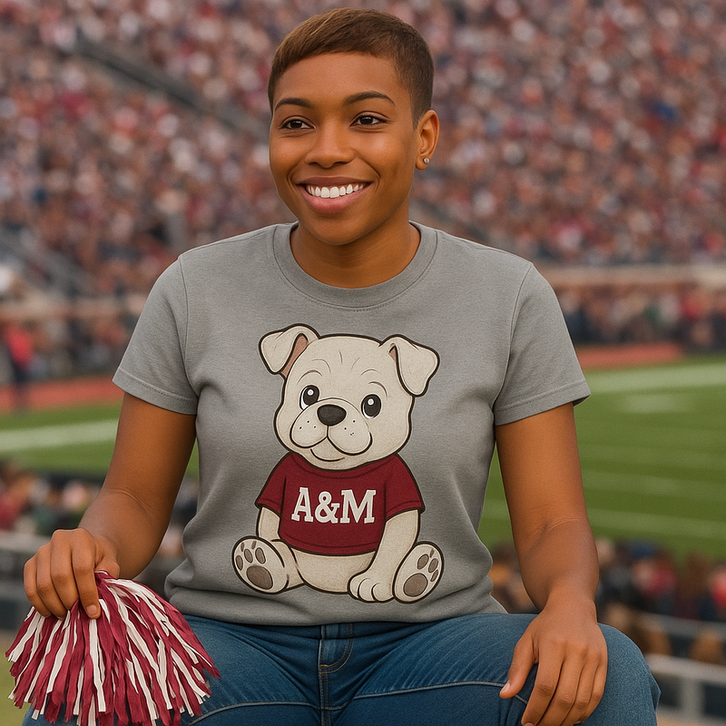 Bulldog Game Day Tee | Heather Gray