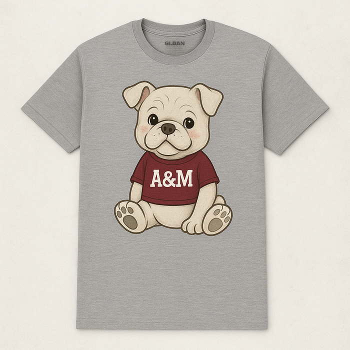 Bulldog Game Day Tee | Heather Gray