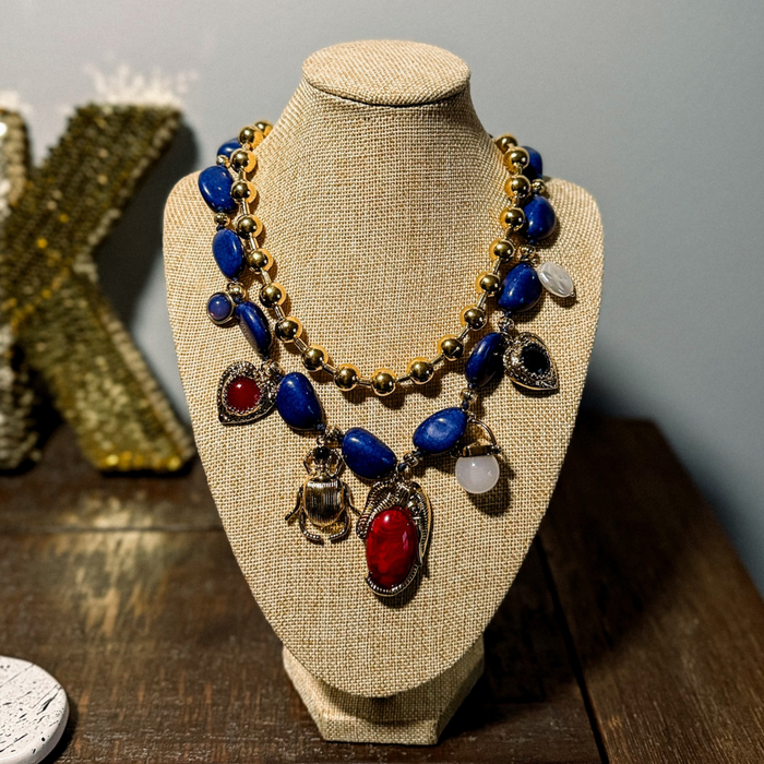 'Nicole' Beaded Charm Necklace