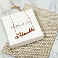 CRS01 - Cursive Personalized Name Necklace