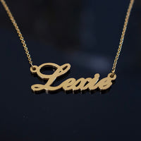 CRS01 - Cursive Personalized Name Necklace