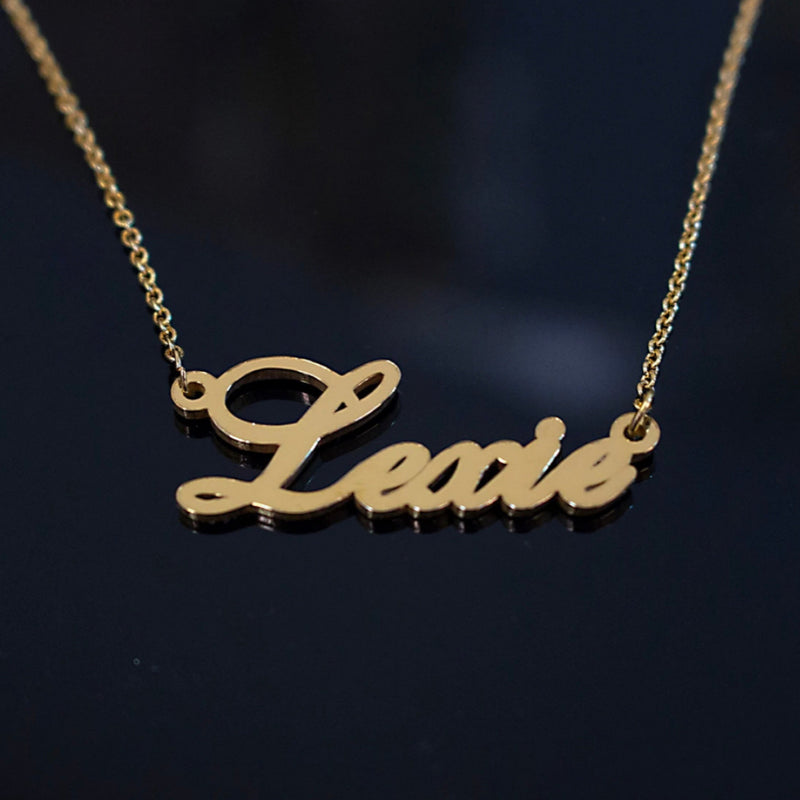 CRS01 - Cursive Personalized Name Necklace