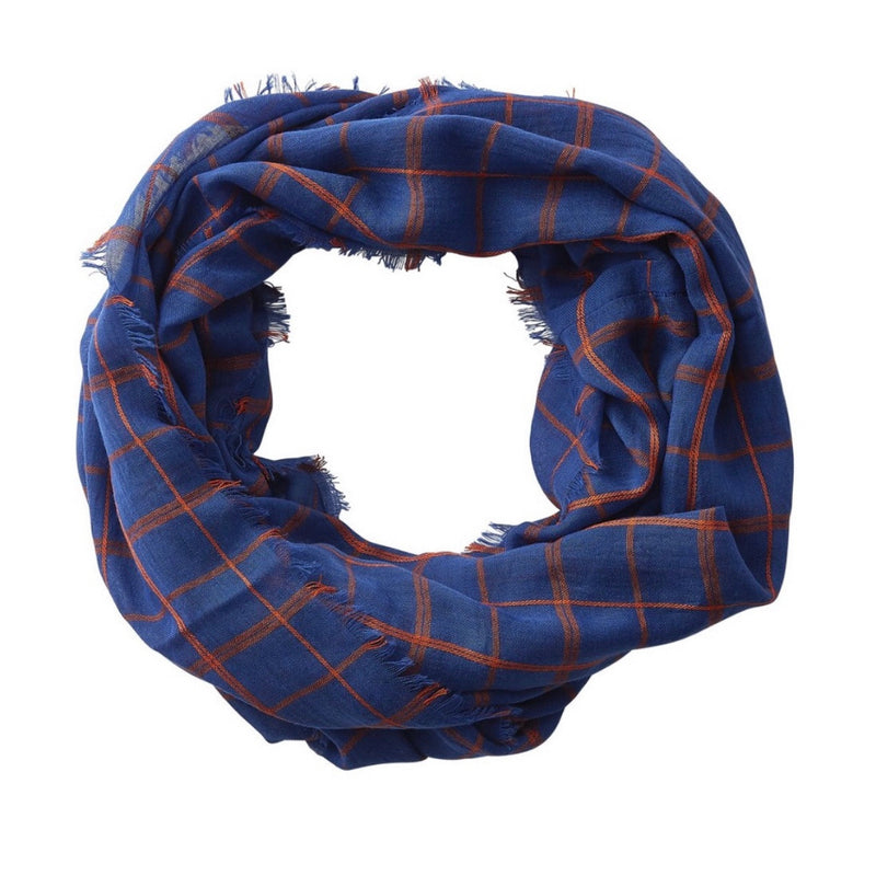 Game Day Plaid Infinity Scarf-House of Charlotte Boutique