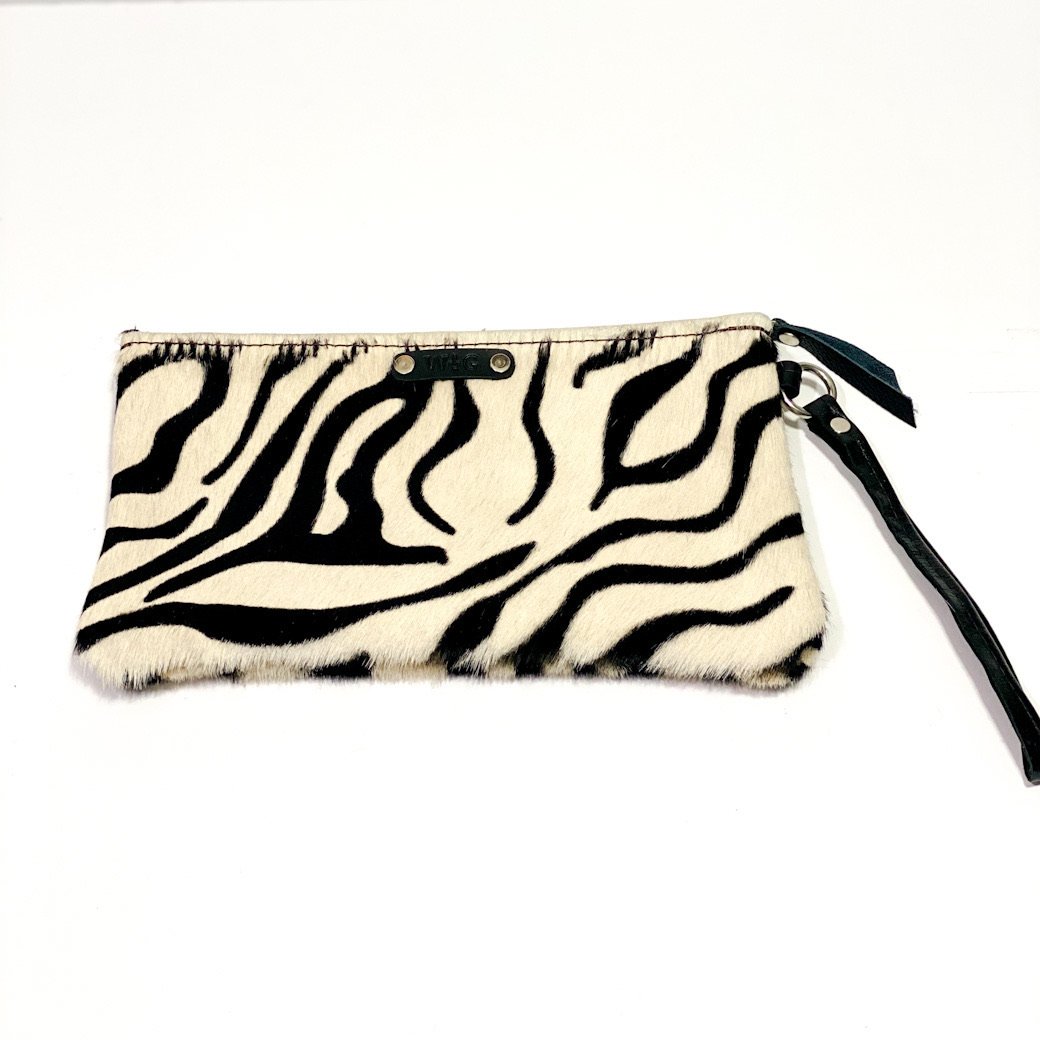 Exotic Print Cowhide Wristlets-House of Charlotte Boutique