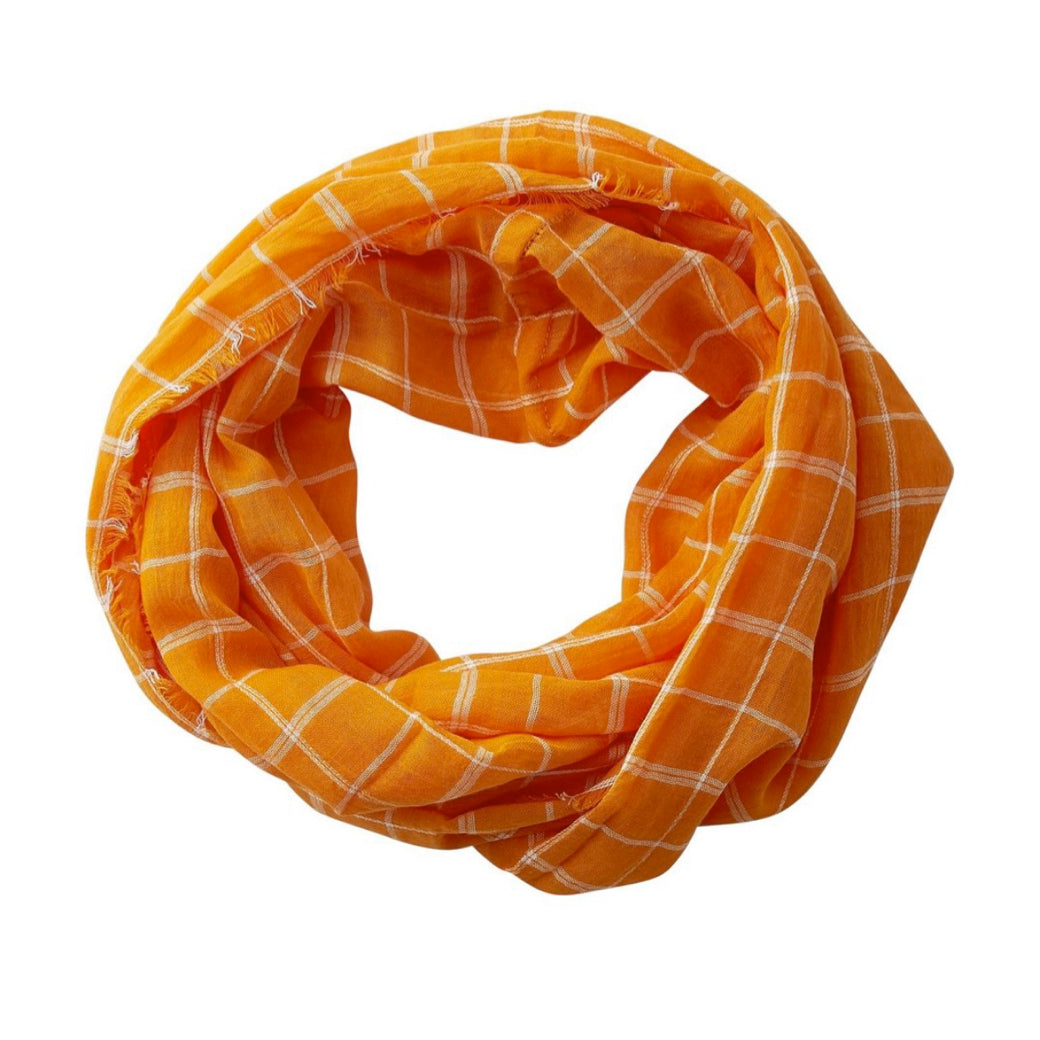 Game Day Plaid Infinity Scarf-House of Charlotte Boutique