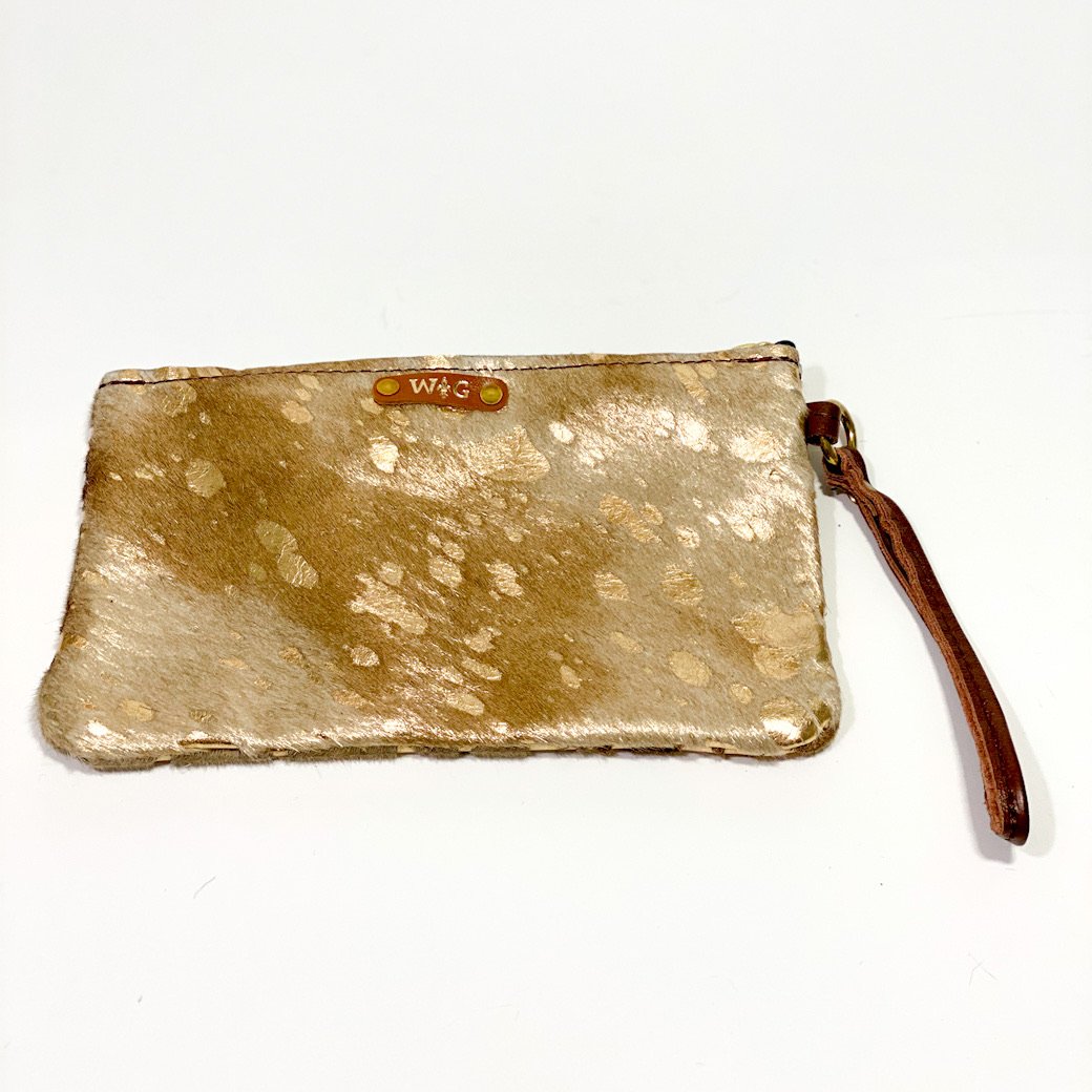 Exotic Print Cowhide Wristlets-House of Charlotte Boutique